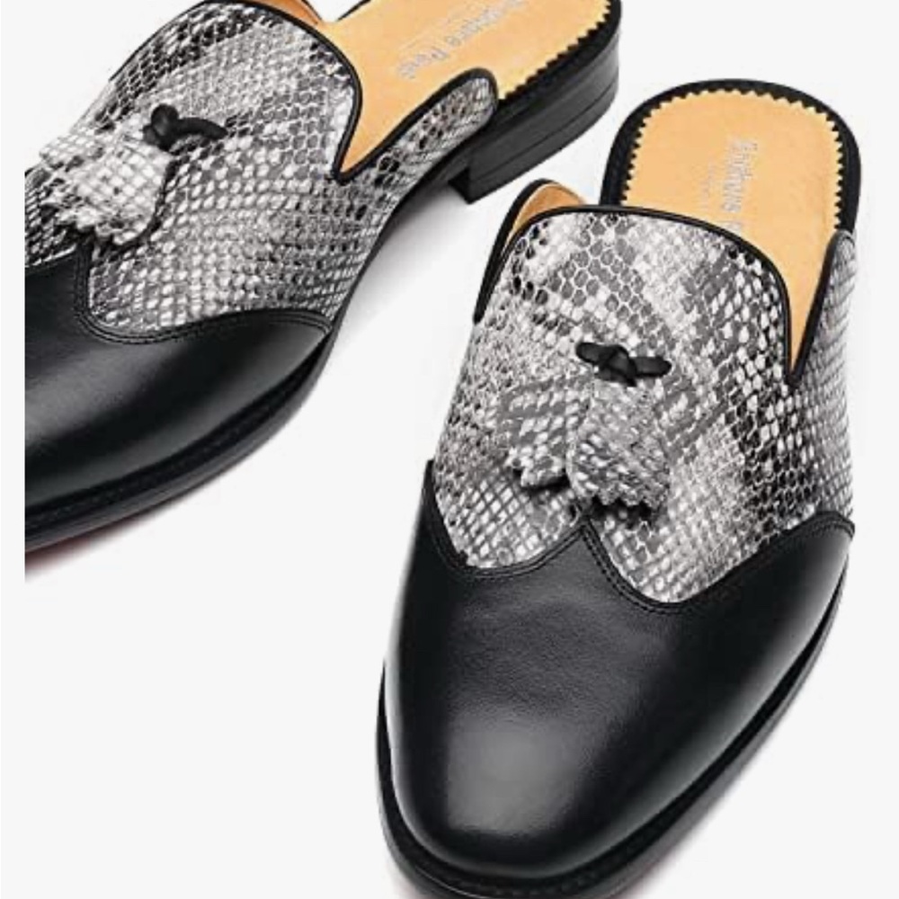 Men’s Black and Gray Men's Loafers